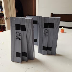 TARS interstellar 3d printed in multicolor 3D from Interstellar 2014