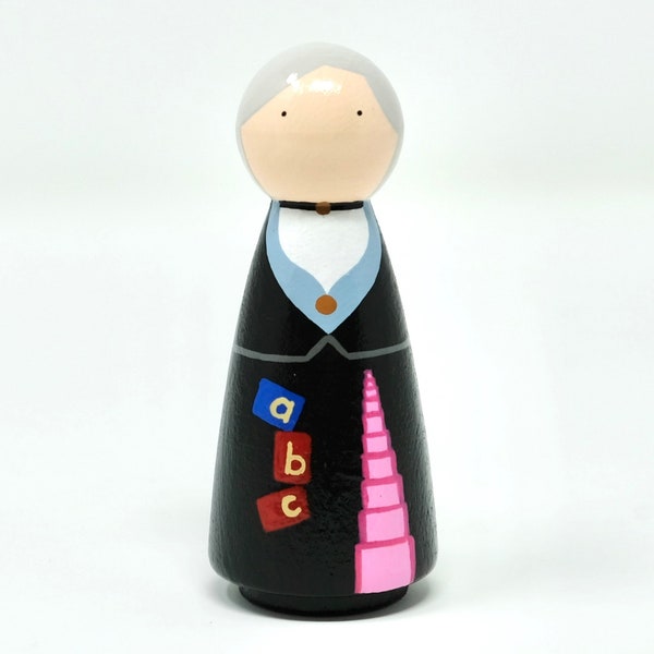 Maria Montessori Peg Doll (*Made to Order*)