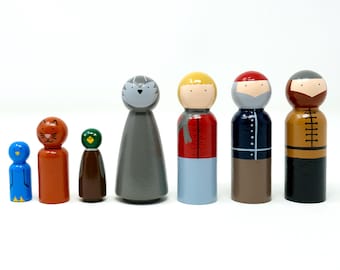 Peter and the Wolf Peg Doll Set (*Made to Order*)