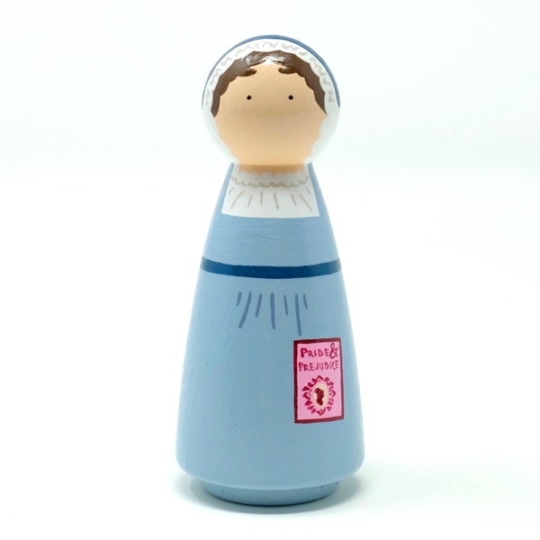 Jane Austen Peg Doll (*Made to Order*)