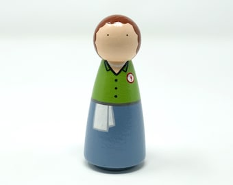 Julia Child Peg Doll (*Made to Order*)