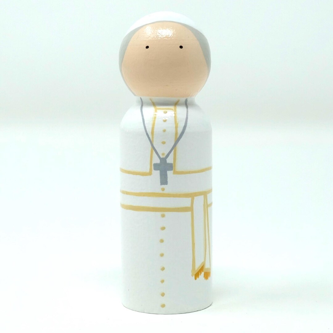 Pope Francis / Papa Francisco Peg Doll (*made to Order*) - Etsy