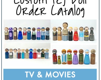 CUSTOM Peg Doll Order Catalog - Message Me With Requests (*Made to Order*)