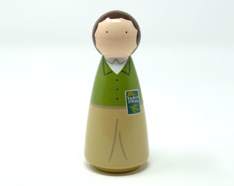 Rachel Carson Peg Doll (*Made to Order*)