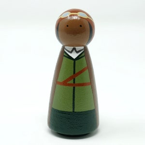 Bessie Coleman Peg Doll (*Made to Order*)