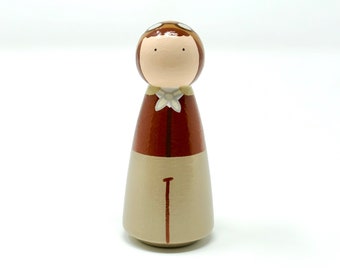 Amelia Earhart Peg Doll (*Made to Order*)
