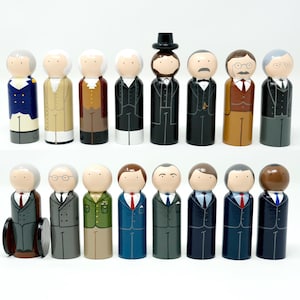 U.S. Presidents Peg Dolls (*Made to Order*)