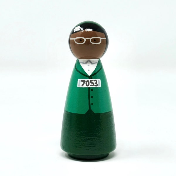 Rosa Parks Peg Doll (*Made to Order*)