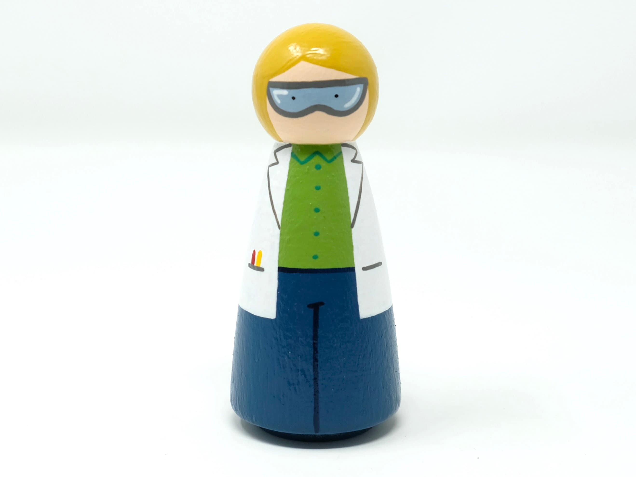 Scientist / Lab Worker / My Community / When I Grow Up Peg Dolls (*Made to  Order*) - Etsy België, image size:2638x1978