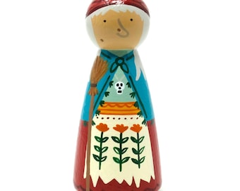 Baba Yaga Peg Doll (*Made to Order*)