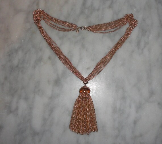 Vintage Gold Tone Six Strand Sarah 