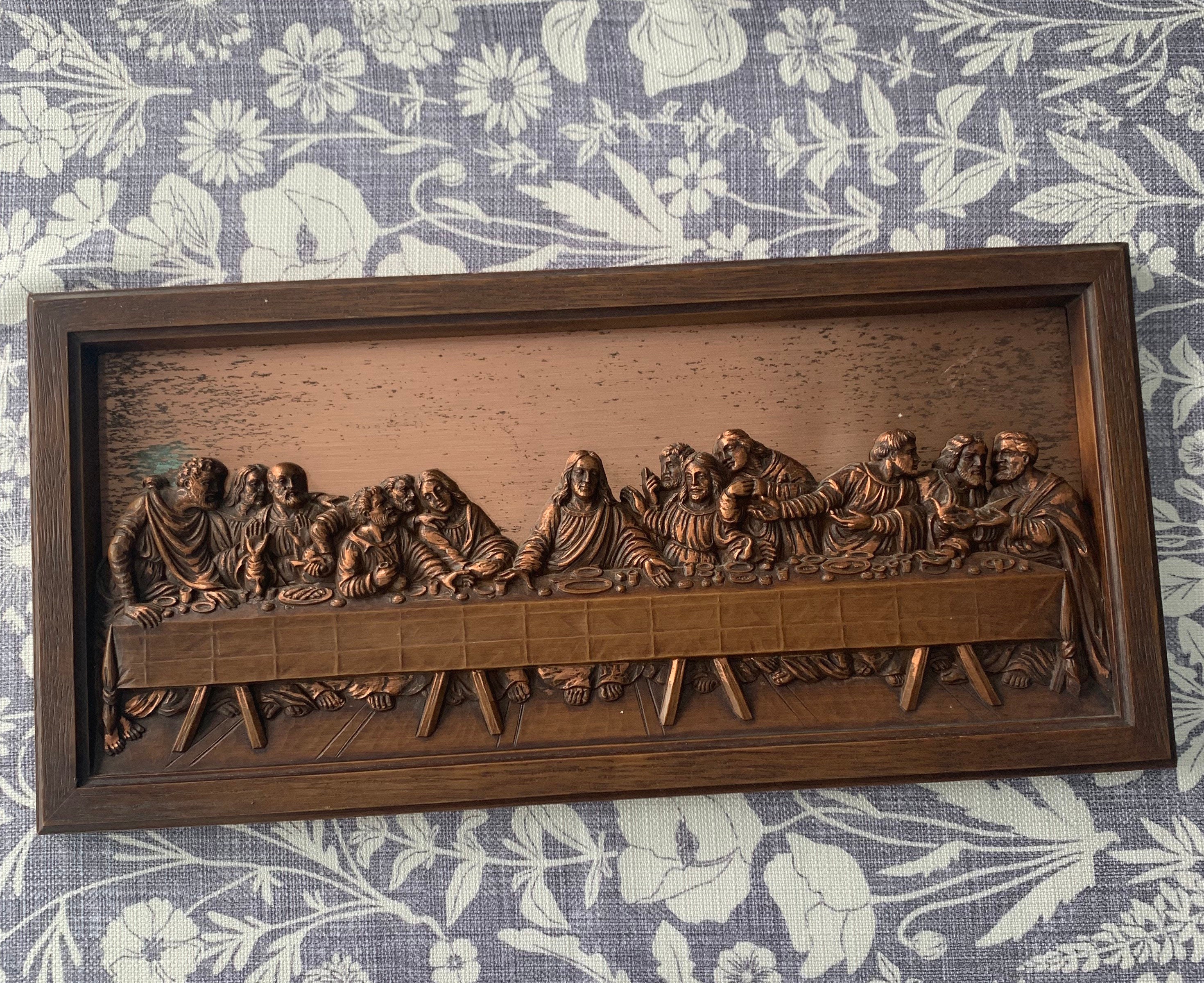 The Last Supper In 3D Copper by Coppercraft Guild Jesus Christ With His