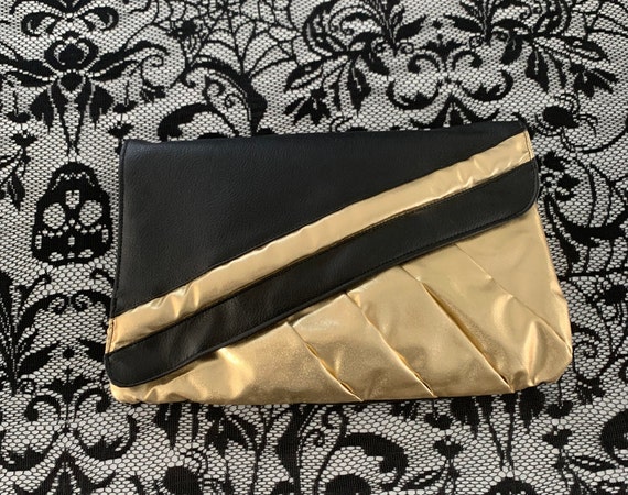 retro black and gold