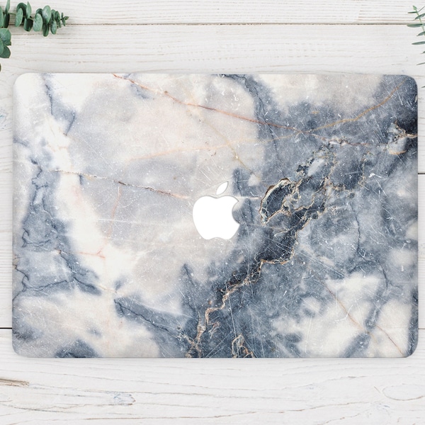 Grey Marble Skin Macbook Air 13 15 Skin M1 M2 M3 Skin  Macbook Pro 13 14 15 16 Skin  All models 2006-2024 CA3069