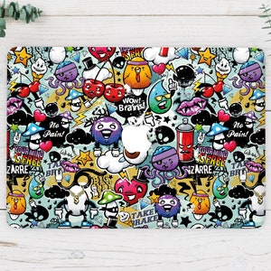 Collage MacBook Stickers MacBook Pro 15 2019 Decal MacBook Air 13 2018 Skin MacBook 12 Sticker Mac Air 11 Inch Decal A1990 Skin CA3034 image 1