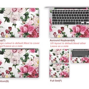 Collage MacBook Stickers MacBook Pro 15 2019 Decal MacBook Air 13 2018 Skin MacBook 12 Sticker Mac Air 11 Inch Decal A1990 Skin CA3034 image 4