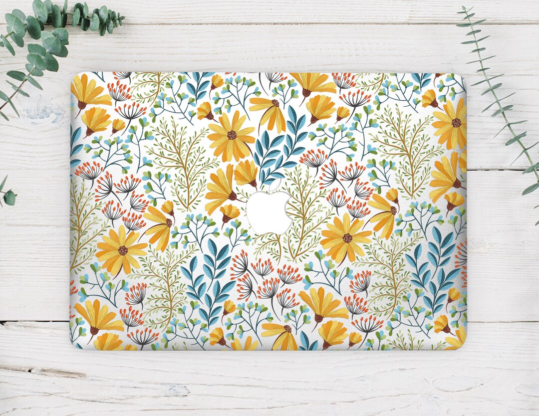 Wildflowers MacBook Pro 15 Set Decal Laptop Cover Mac Pro 13 Skin