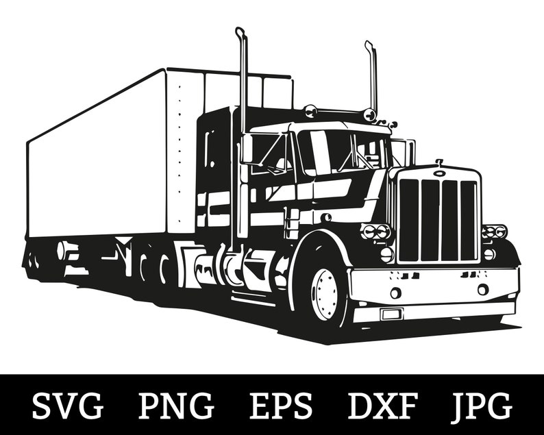 Download Semi Truck SVG Files for Cricut Vector Images Silhouette ...