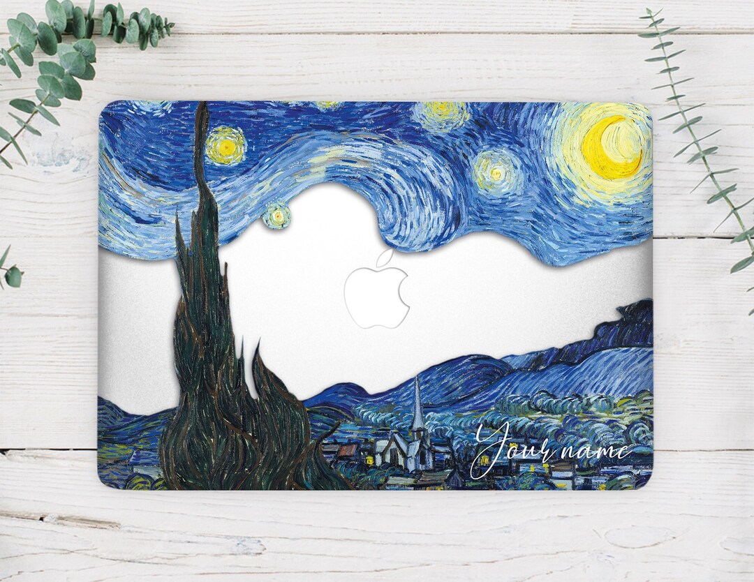 Personalized Van Gogh Starry Night New Pro Mac Hard Case Laptop Cover — free download