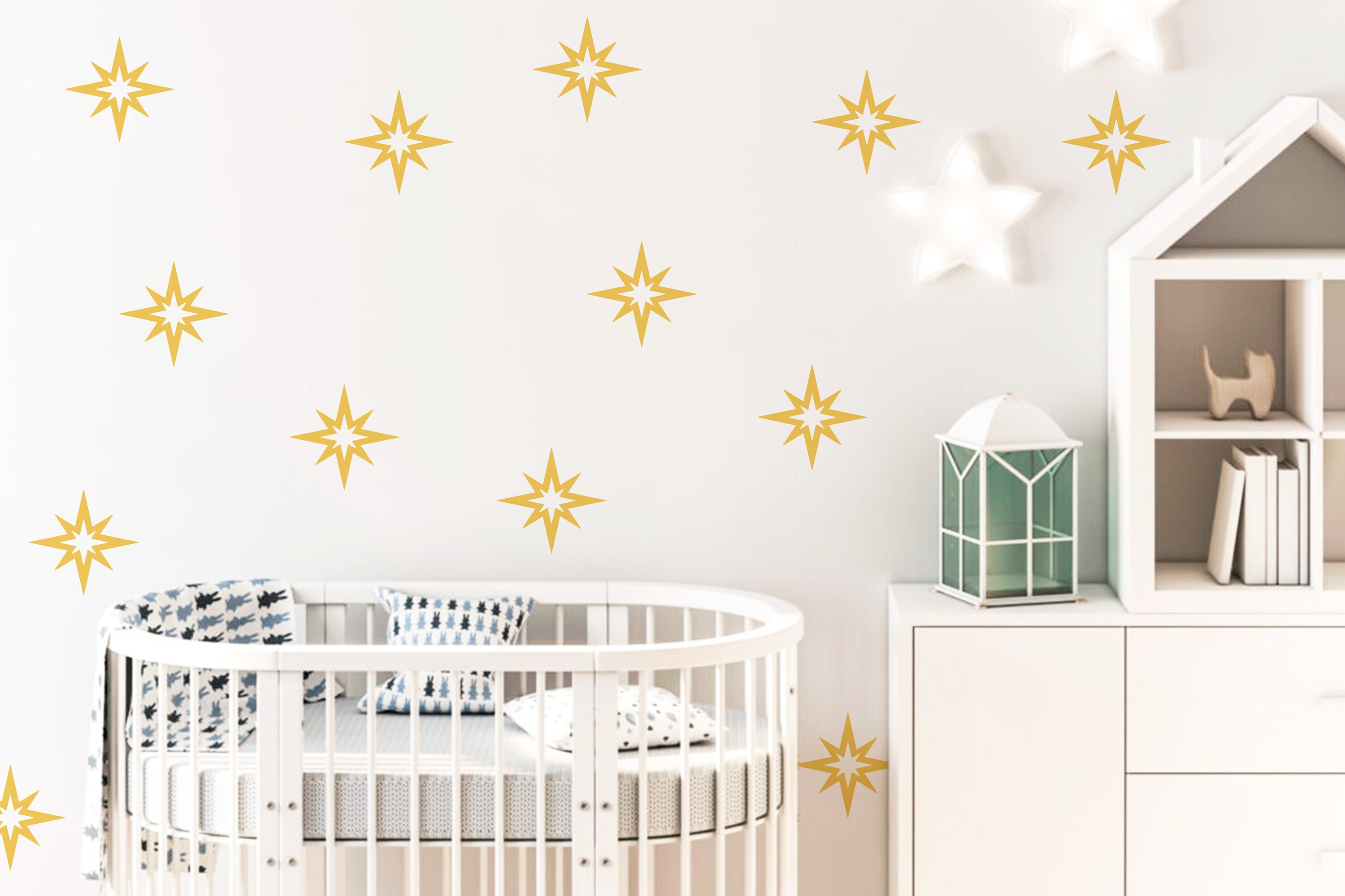 Star Wall Stickers Star Wall Decals Wall Stickers Stars Etsy