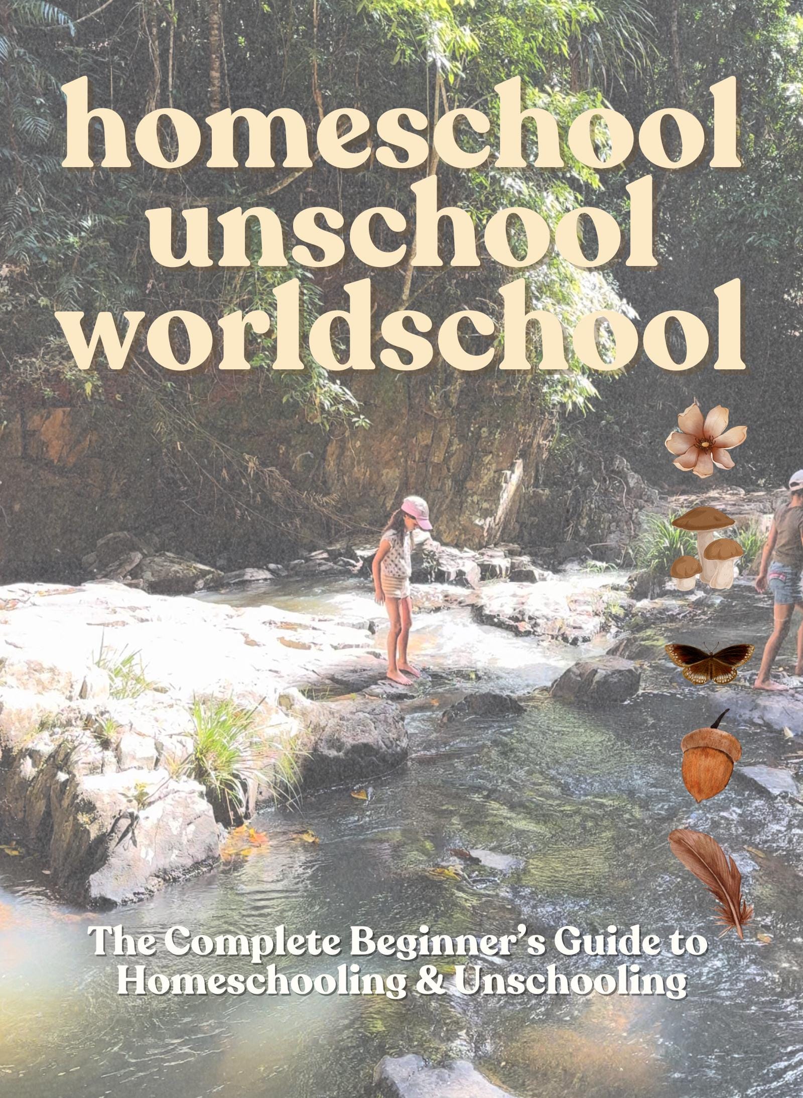 Unschool Routine Homeschool & Unschool Beginner's Guide: Printable Planner (digital ...
