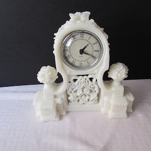 Clock Victorian Style works battery operated Cottage Chic Decorator item Gift
