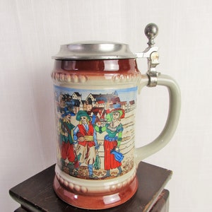 GERMAN STEIN Ceramic with Pewter top