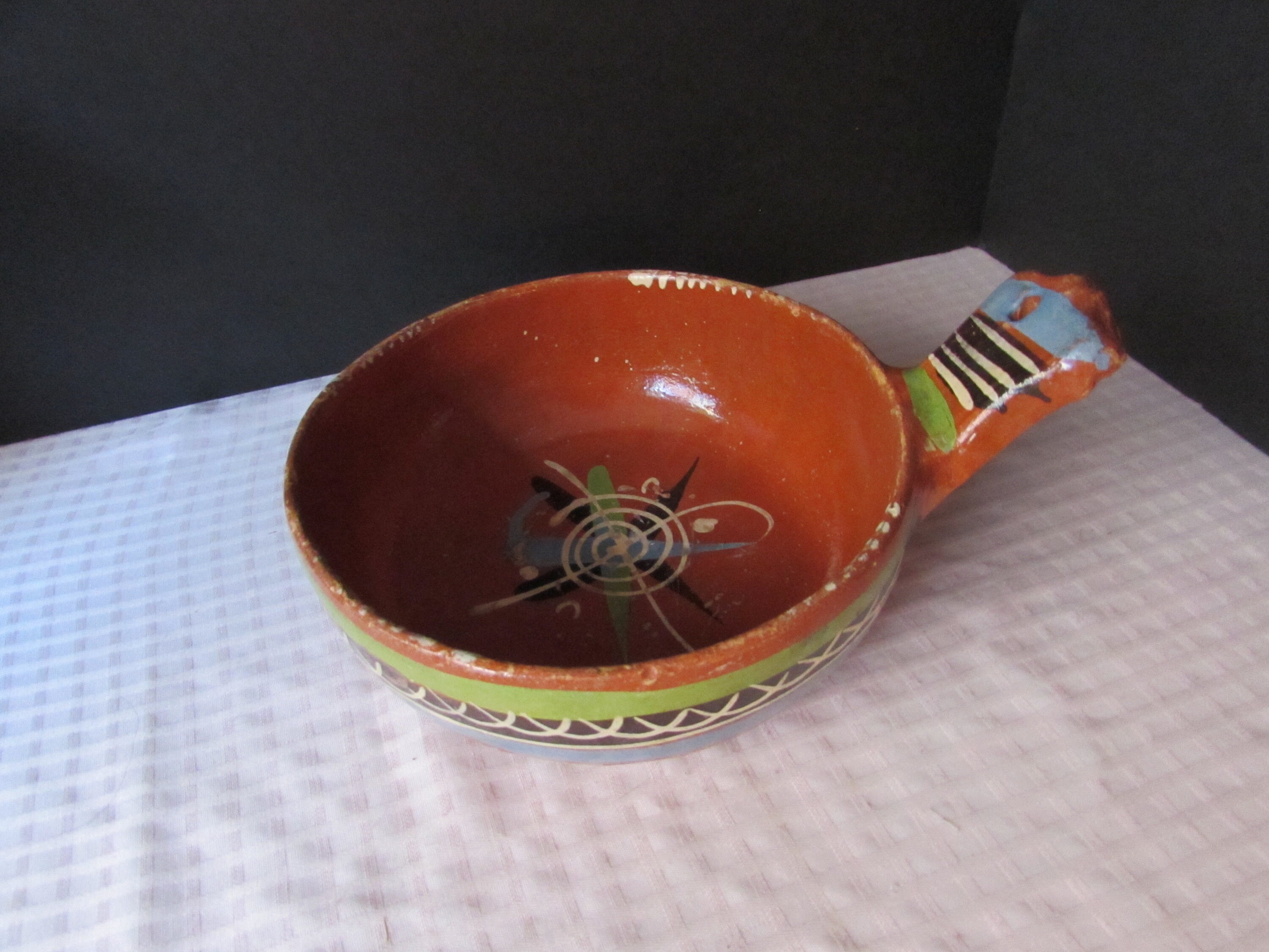 Vintage Mexican Terracotta Cooking Pot Decorative Mexico Etsy