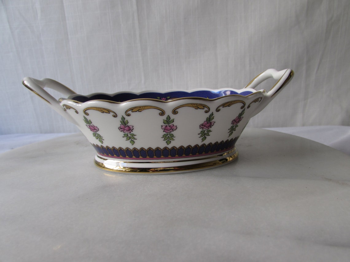 Porcelain Bowl With Handles Queen Victoria's Bowl the Etsy