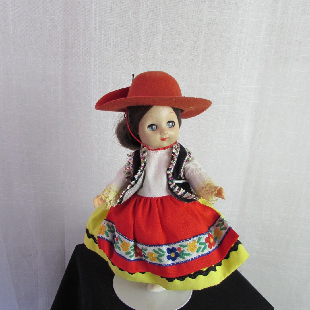 Vintage Doll Ginny Vogue 1960s Little Mexican Dancer - Etsy