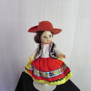 Vintage Doll Ginny Vogue 1960s Little Mexican Dancer