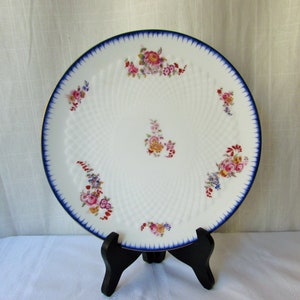 Plate Minton Caldwell USA Philadelphia hand painted floral design circa 1904