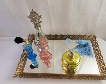 Mirrored Tray 1960s Perfume/decanters/vanity decorative