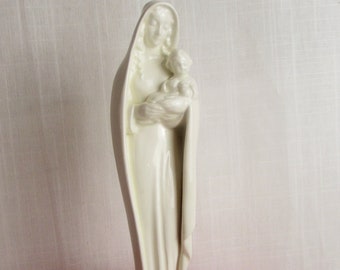 Vintage Statue MADONNA and CHILD Gobel Germany 1960s Goebel Hummel
