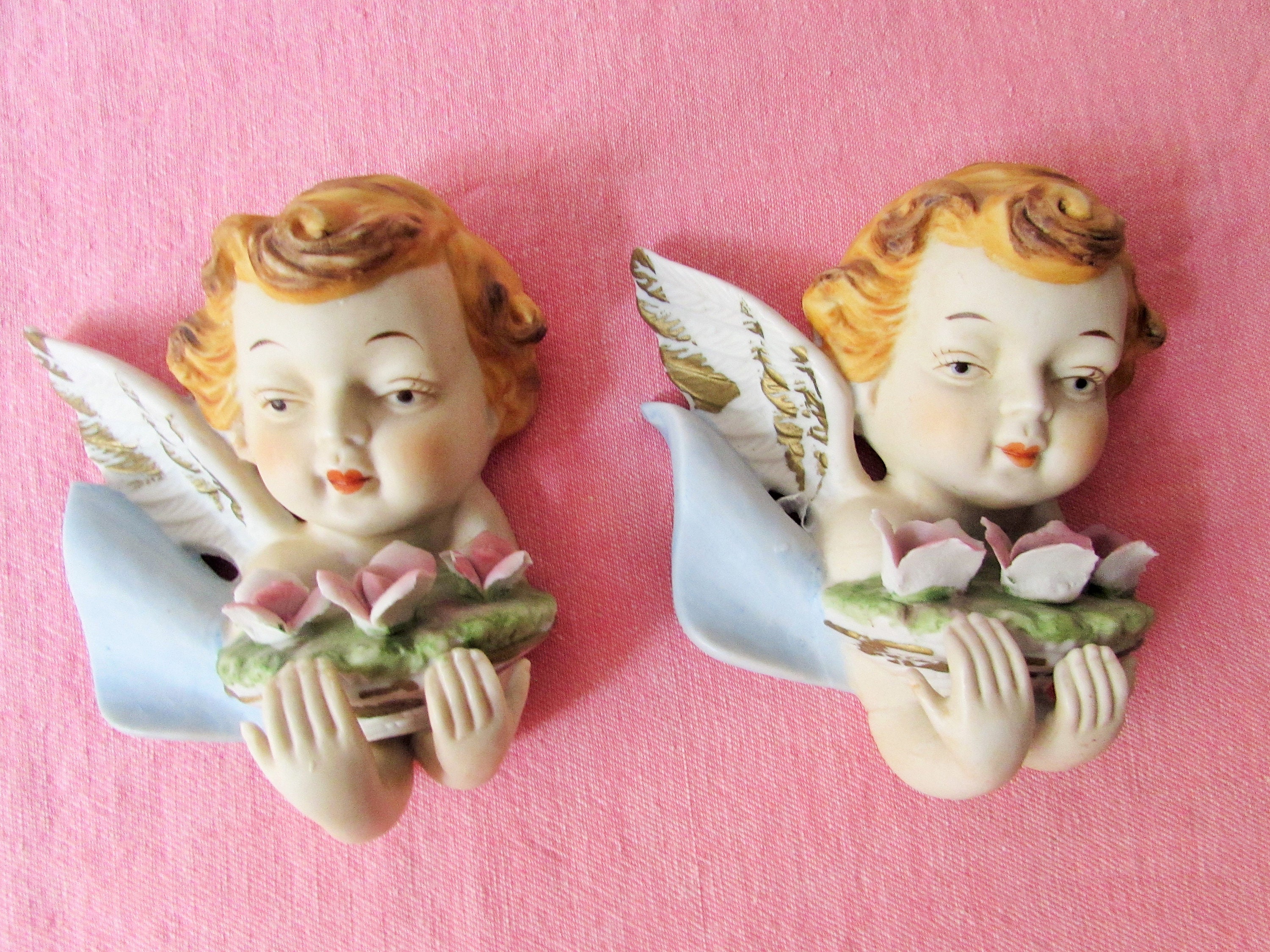 イタリア ヴィンテージ  天使 Italy vintage porcelain angel - Etsy 日本