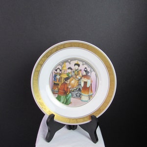 The Nightingale 1975 Royal Copenhagen Denmark Hans Christian Andersen Plate