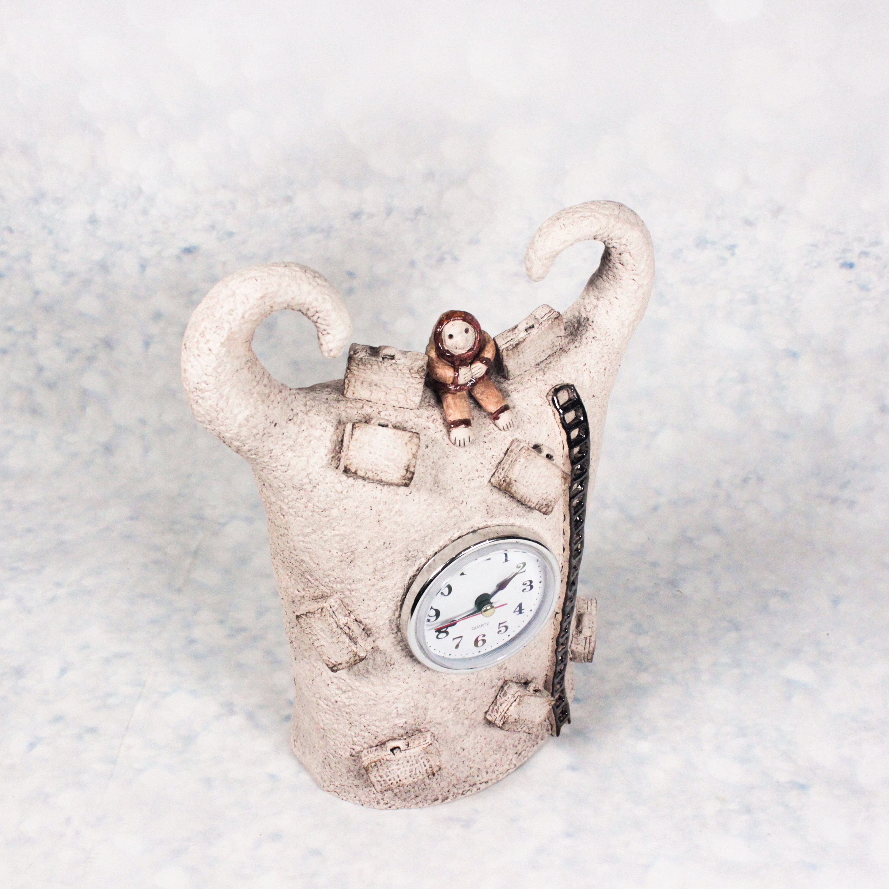 陶器の馬時計：手作りの陶器彫刻、旅行用装飾品 - Etsy 日本