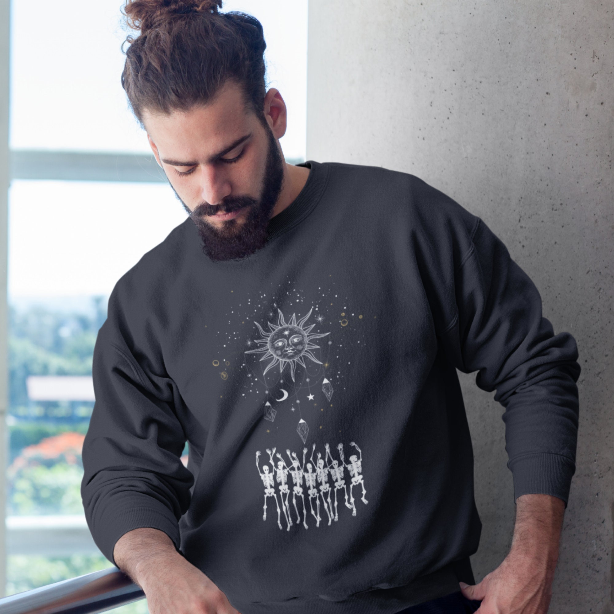 Celestial Sweater Oversized Skeleton 