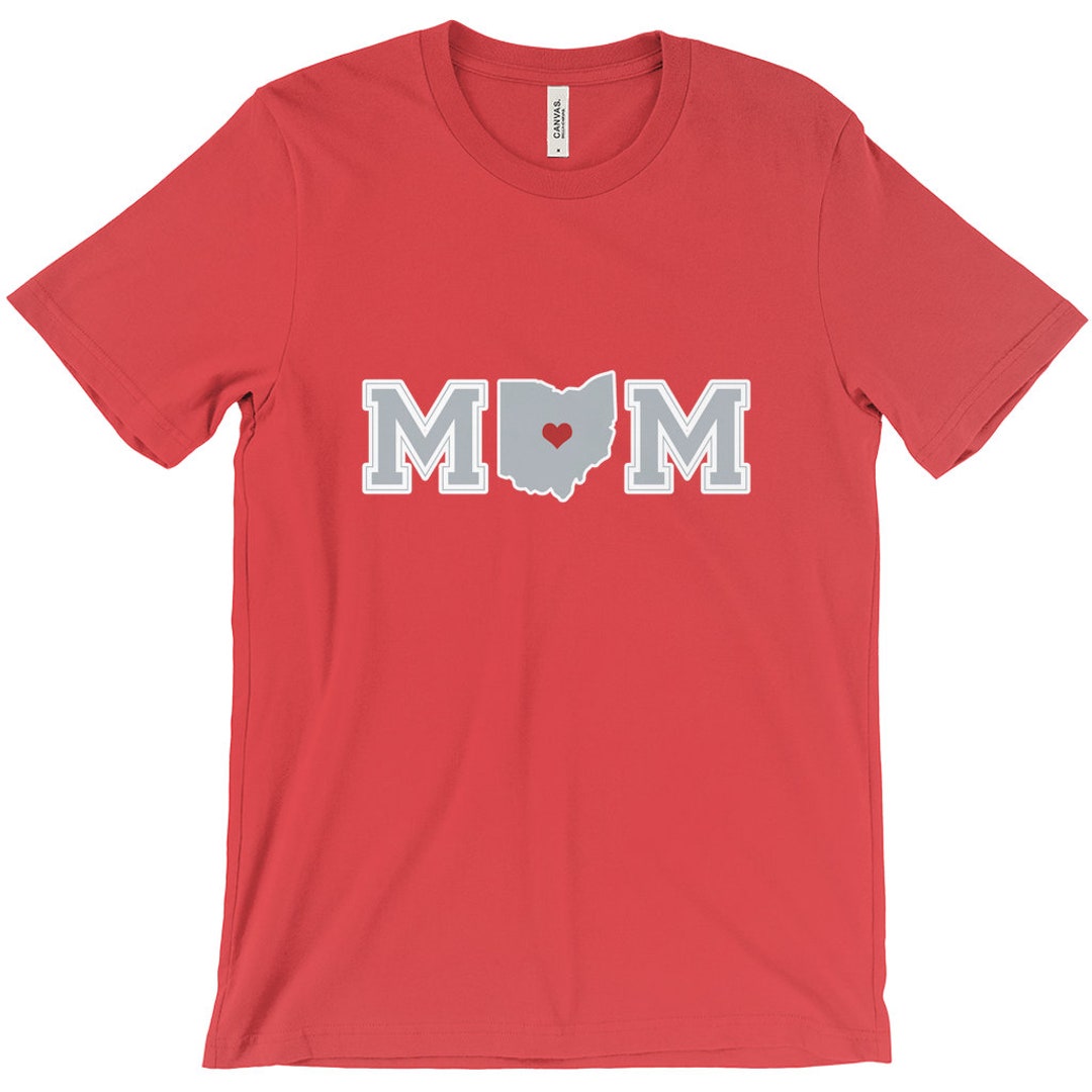 Ohio Mom Shirt Ohio State Mom Shirt Ohio State Map Ohio Map - Etsy