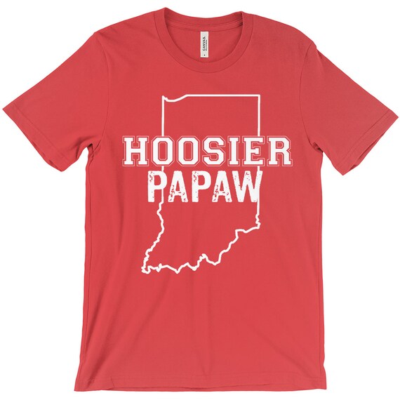 Indiana Hoosier Papaw Grandpa Shirt 