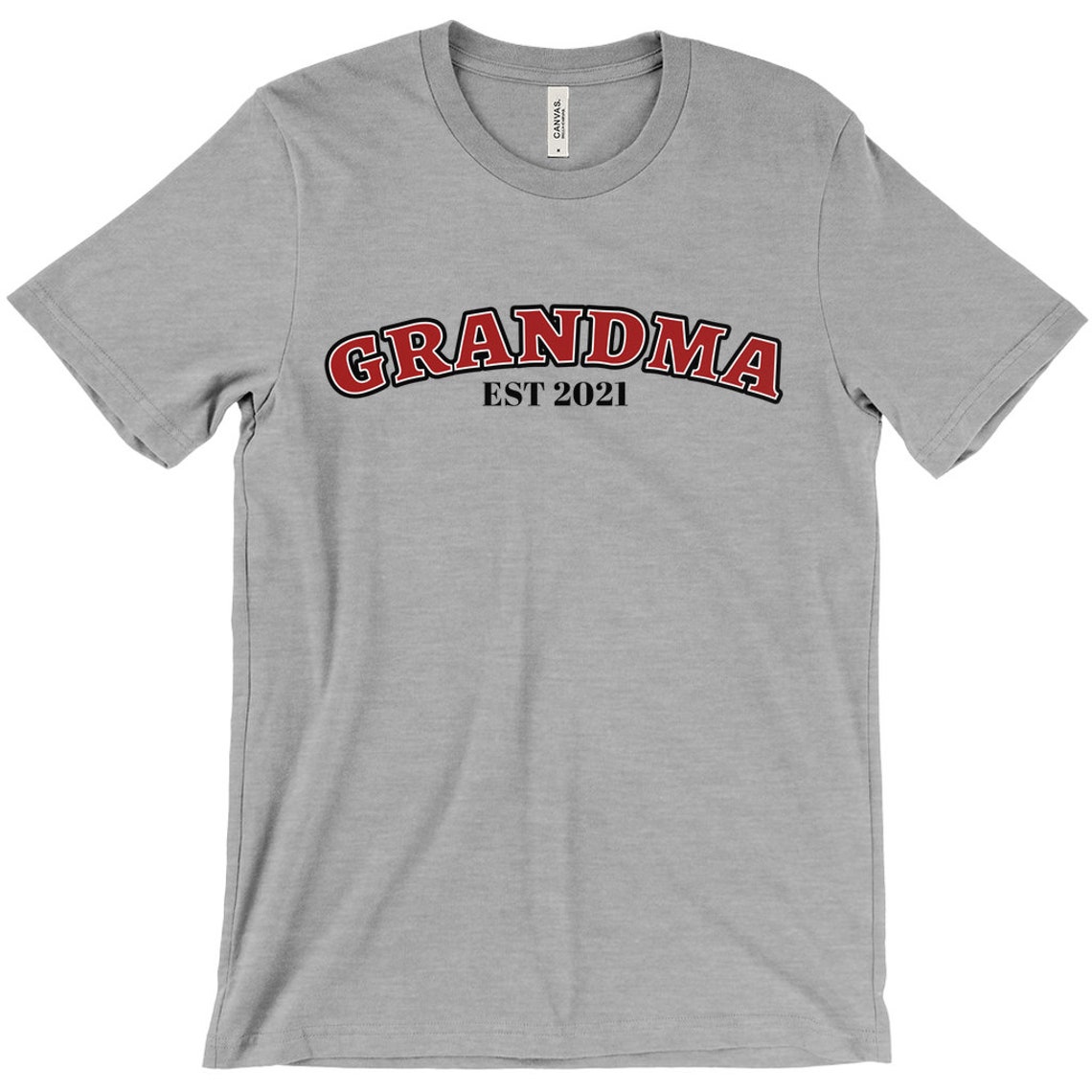 Grandma Est Shirt Grandma Shirt New Grandma Gift Grandma | Etsy