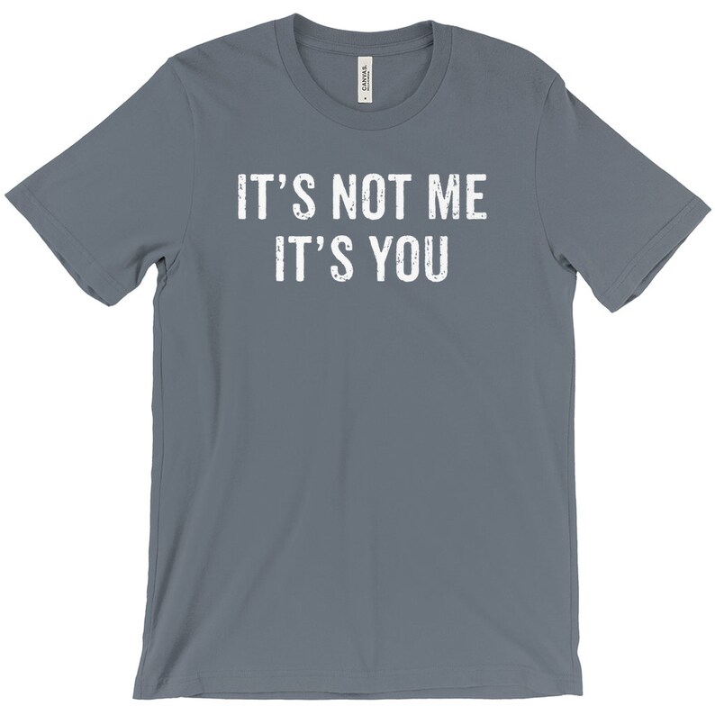 Its Not Me Its You Mens T Shirts Funny Shirts for Men - Etsy