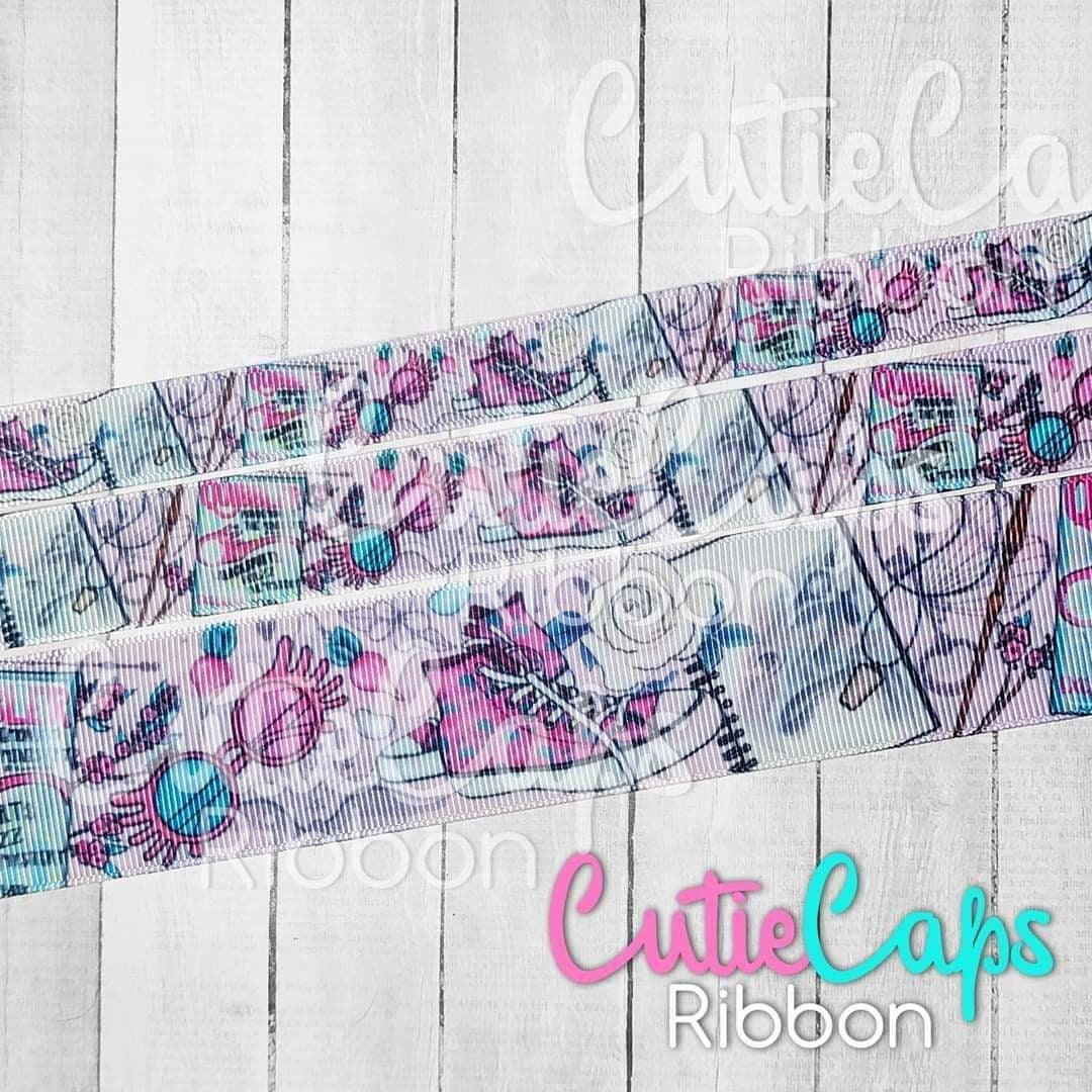 Wizard Luna Ribbon , Size 5/8, 7/8 and 1.5in, 5yd Rolls - Etsy