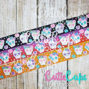 Day of the Dead Ribbon, 7/8, 5yd rolls