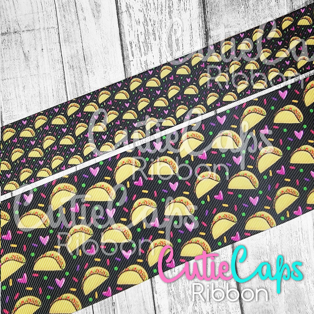 Tator Ribbons Taco Ribbon , Sold by 5yd Rolls - Etsy