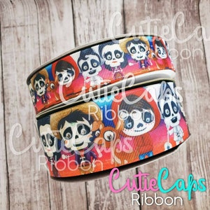 Day of the Dead Ribbon, 7/8, 1.5in, and 3in - 5 yards