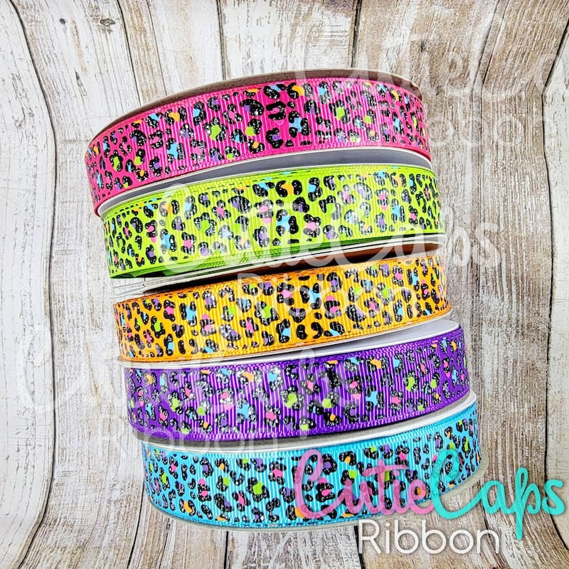 Cheetah Print Ribbon - Etsy
