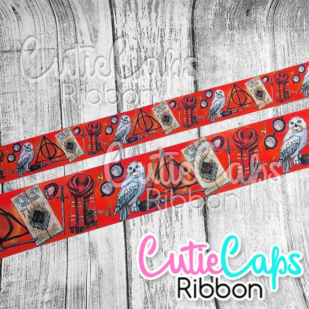 Wizard School Ribbon , Size 7/8 and 1.5in, 5yd Rolls - Etsy