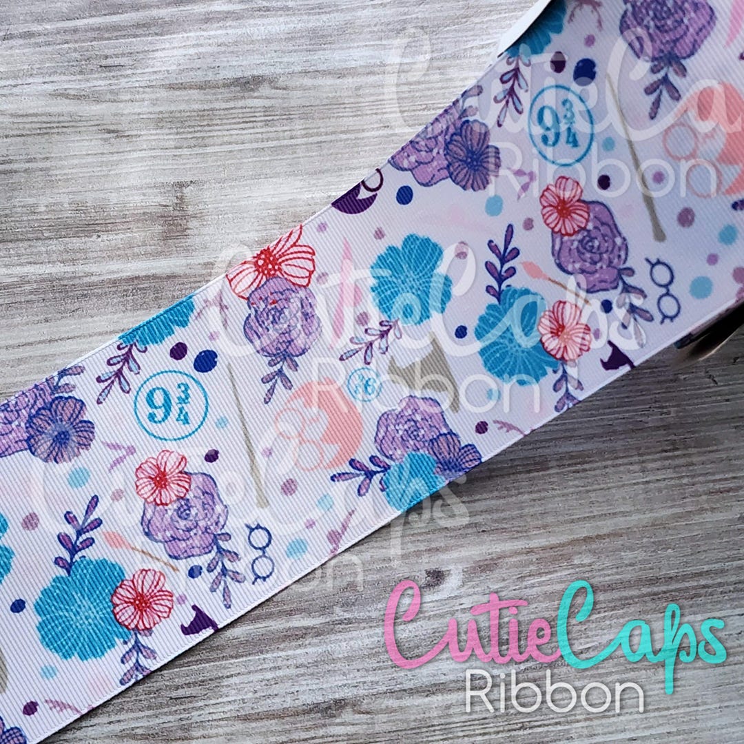 Wizard Floral Ribbon , Width 5/8, 7/8, 1.5in, or 3in 5yd Rolls - Etsy