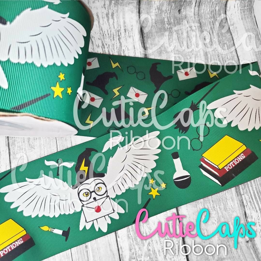 Wizard Owl Ribbon , Size 3in, 5yd Rolls - Etsy